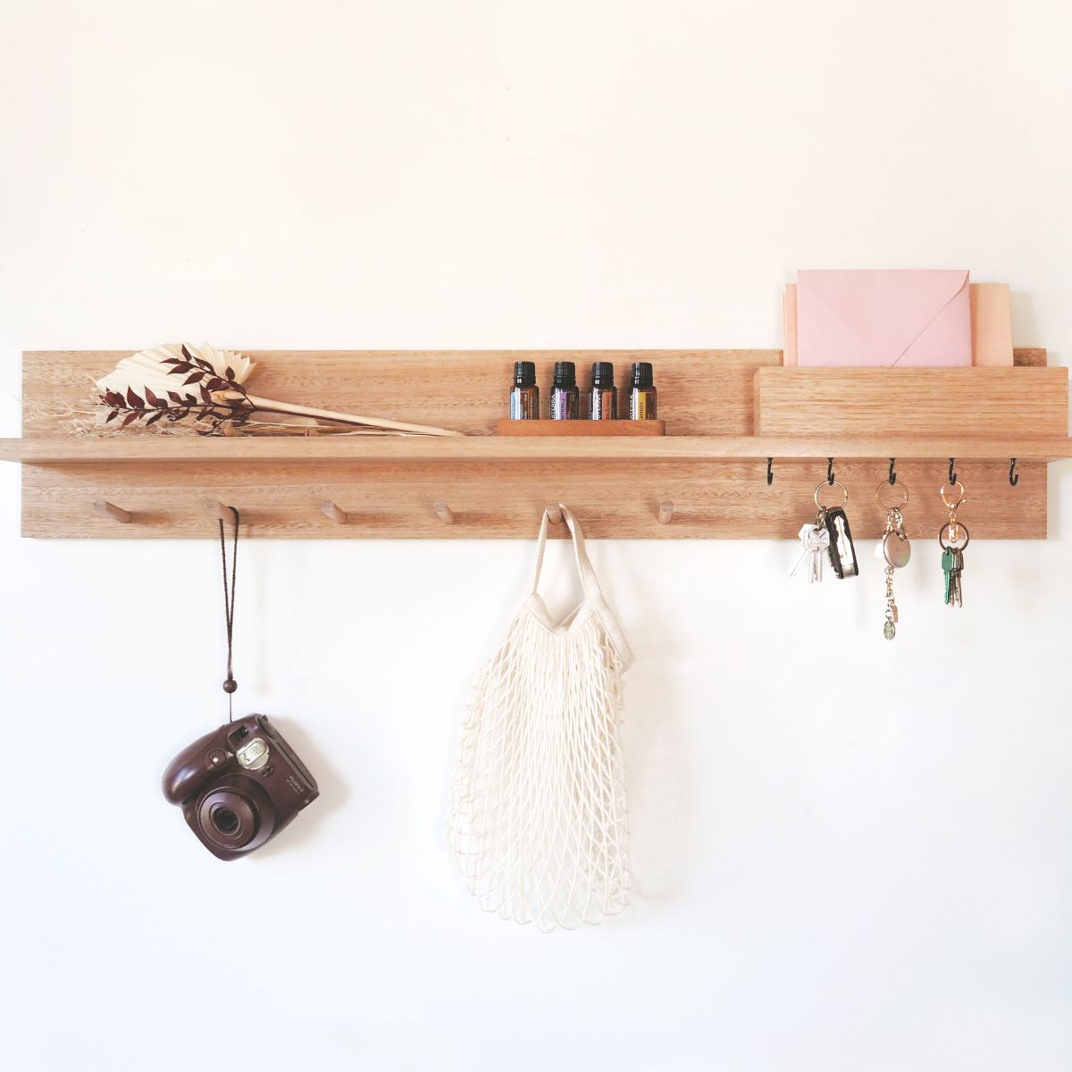 Entryway Shelf with Hook Key Holders Quality Shelf In Australia