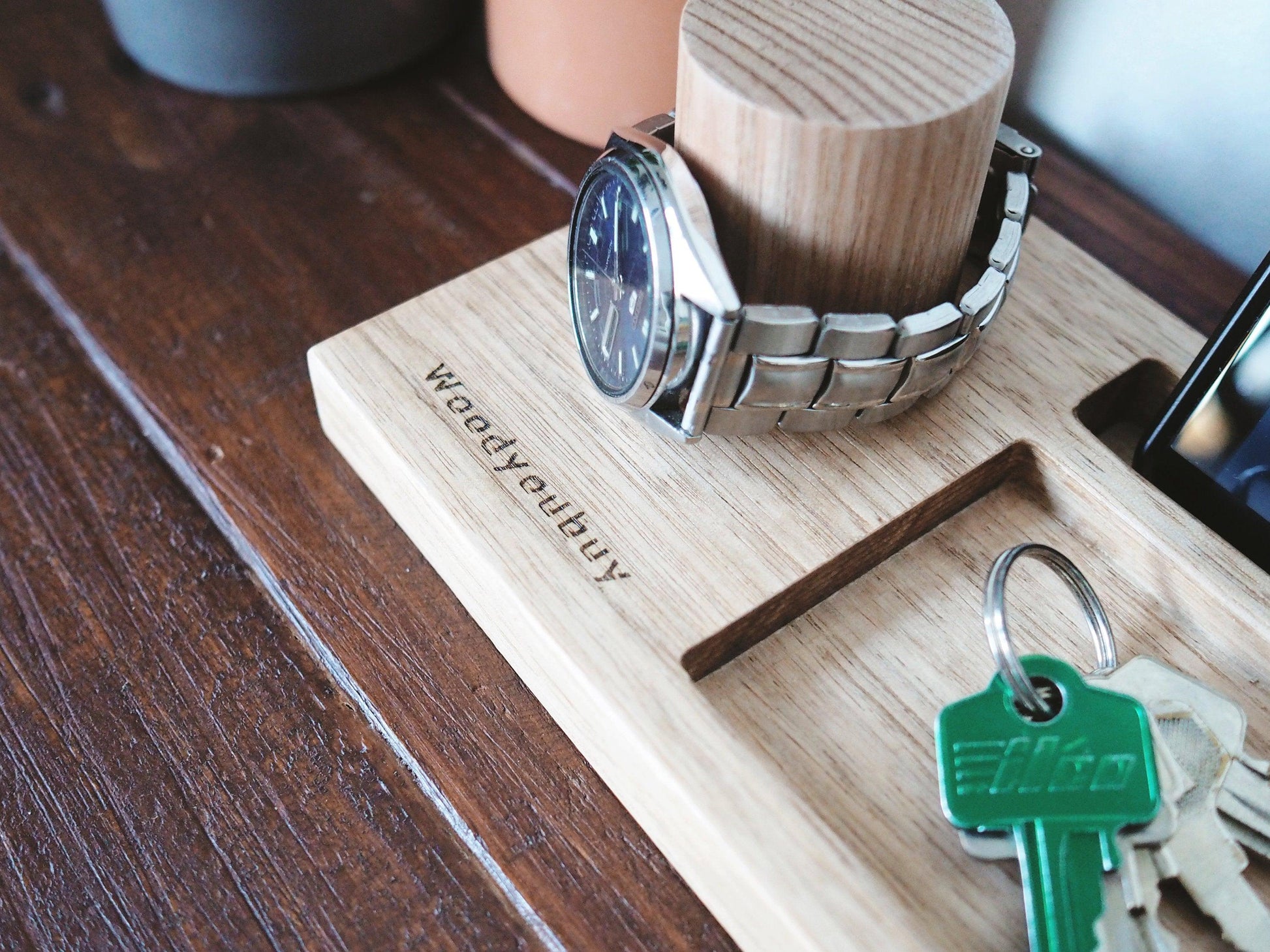 Small Nightstand Organiser - Woodyoubuy