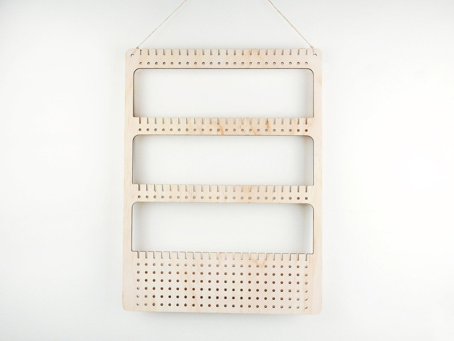 Vertical Wall Earring Holder - Woodyoubuy