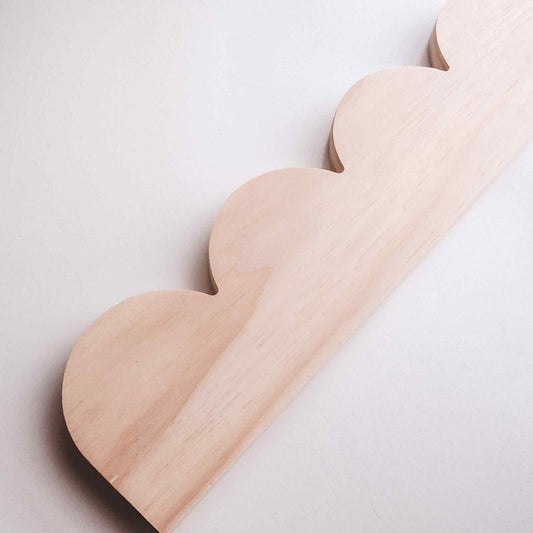 The Scallop Trend: How to Use Wooden Scallop Trim to Transform Your Kids' Bedrooms and Shelves
