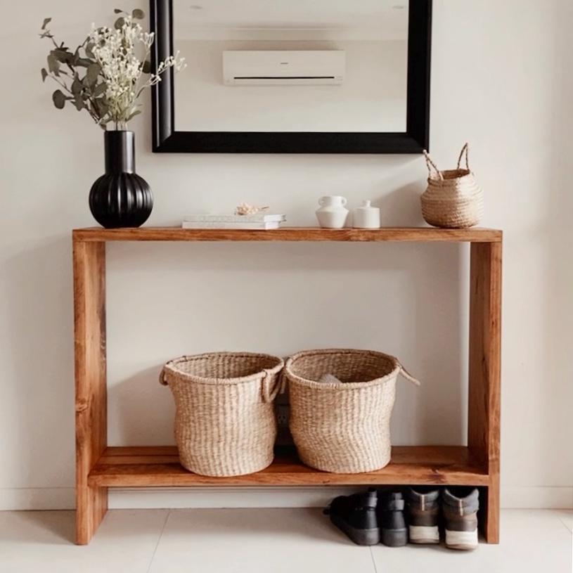 Rustic Entryway Table - Farmhouse Entry Table, Hallway Console,