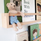 Kids Bookshelf with Flat Peg (Pine) Natural Wood Colour - Woodyoubuy