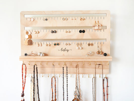 Jewelry Organizer - Jewelry Holder, Mother&#39;s Day Gift, Jewelry Organization, Earring Holder, Jewelry Display, Earring Organizer