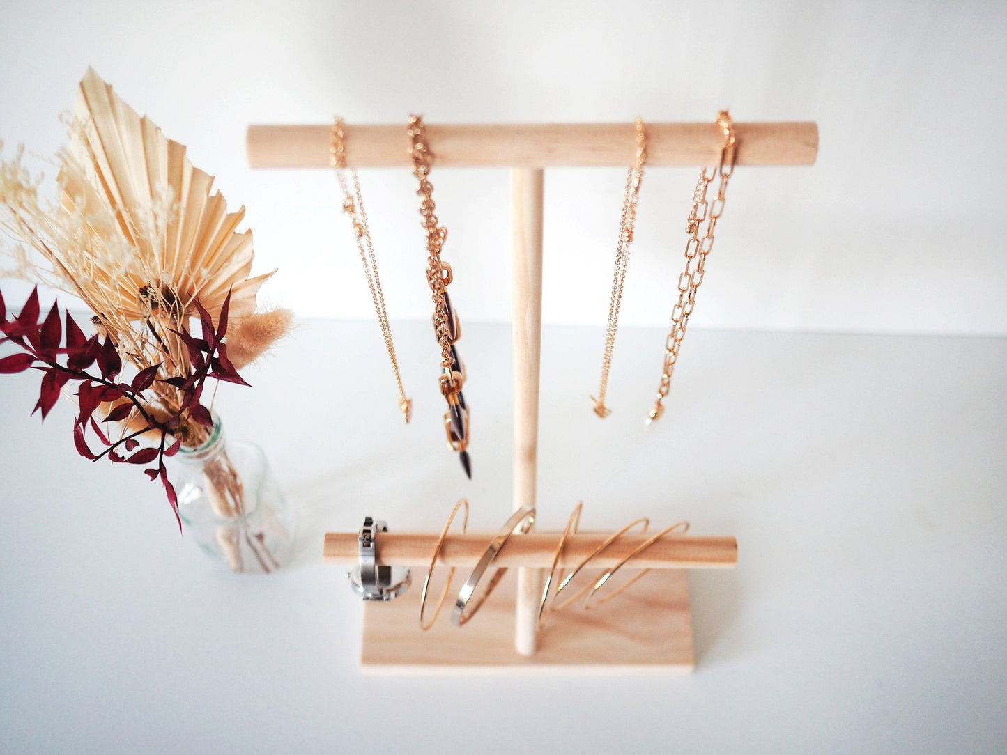Necklace and Bracelet Stand - Woodyoubuy