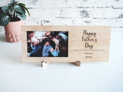 Father's Day Gift - Picture Frame, First Father's Day Gift, Personalised Photo Frame, Gift for dad, Dad picture frame, Keepsake Gift