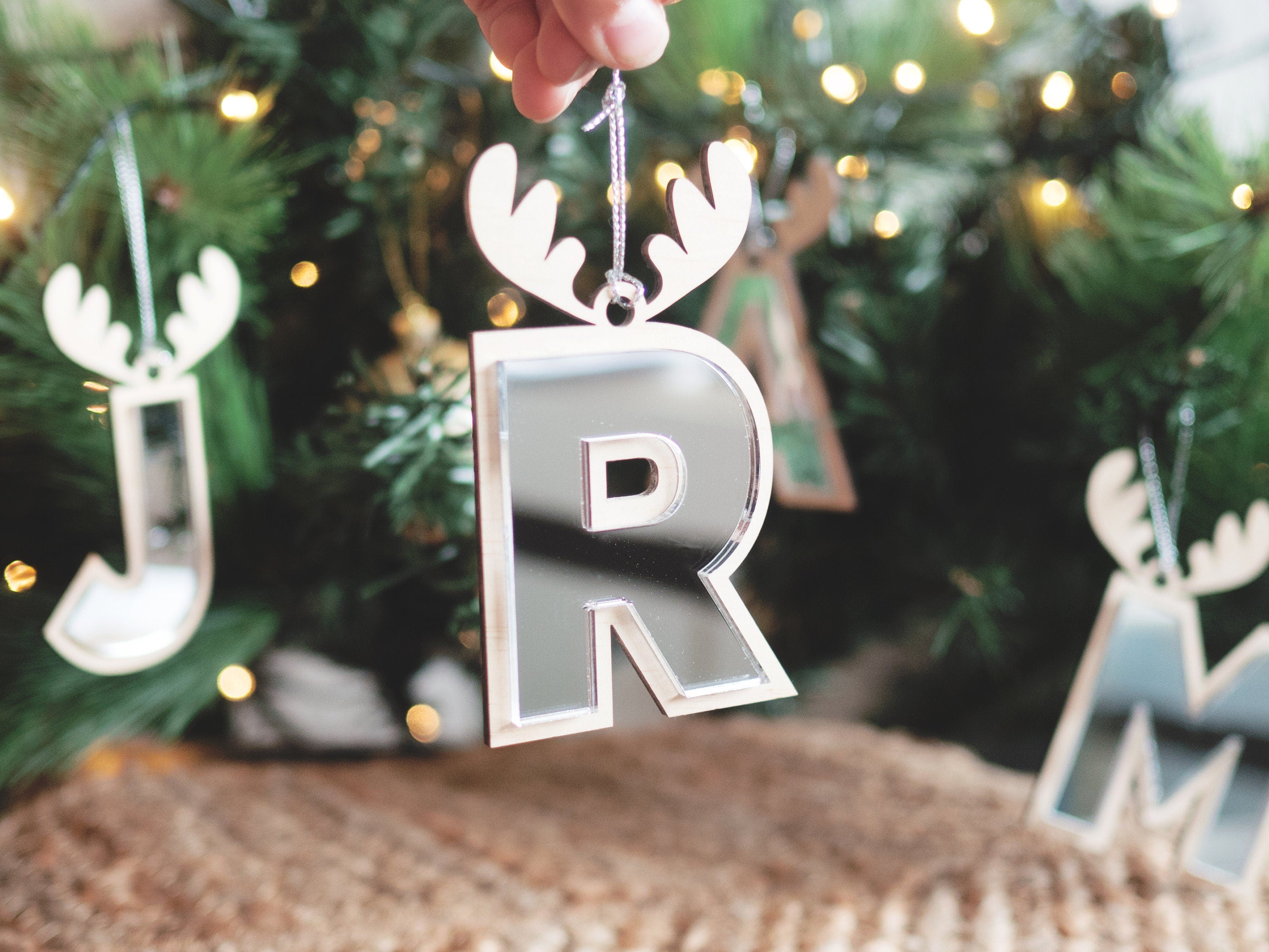 Letter deals christmas decorations